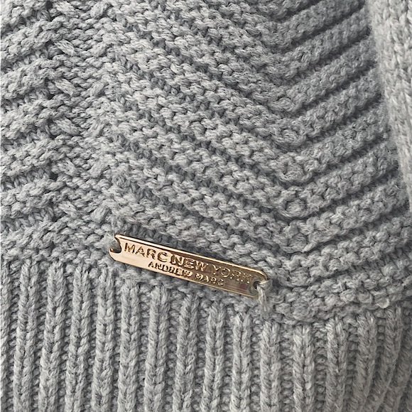 Marc New York Gray Sweater w/ Buttons - Picture 8 of 14